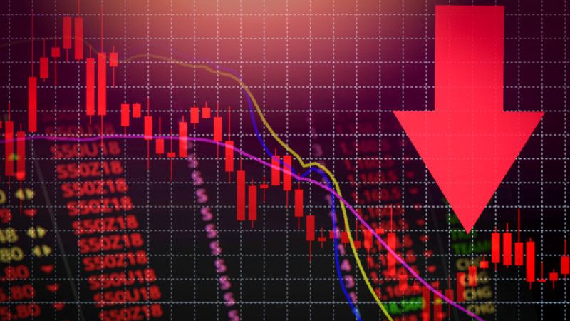 stock down