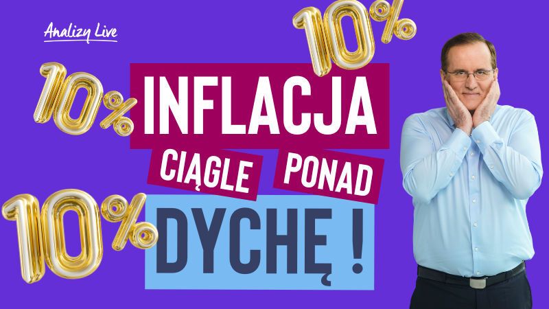 Analizy Live: Inflacja ciągle ponad dychę!!