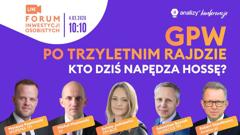 GPW po trzyletnim rajdzie: kto dziś napędza hossę?