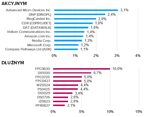 Investor Zabezpieczenia Emerytalnego - składniki portfela